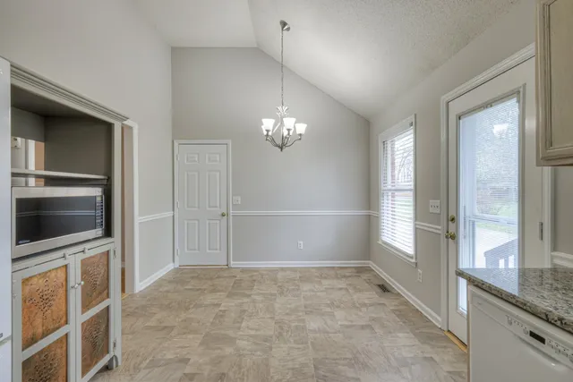 a view of a livingroom with a fireplace