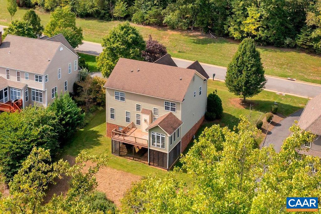 2041 Ridgetop Drive Charlottesville, VA 22903 - Photo 54 of 54 an aerial view of a house with outdoor space and lake view