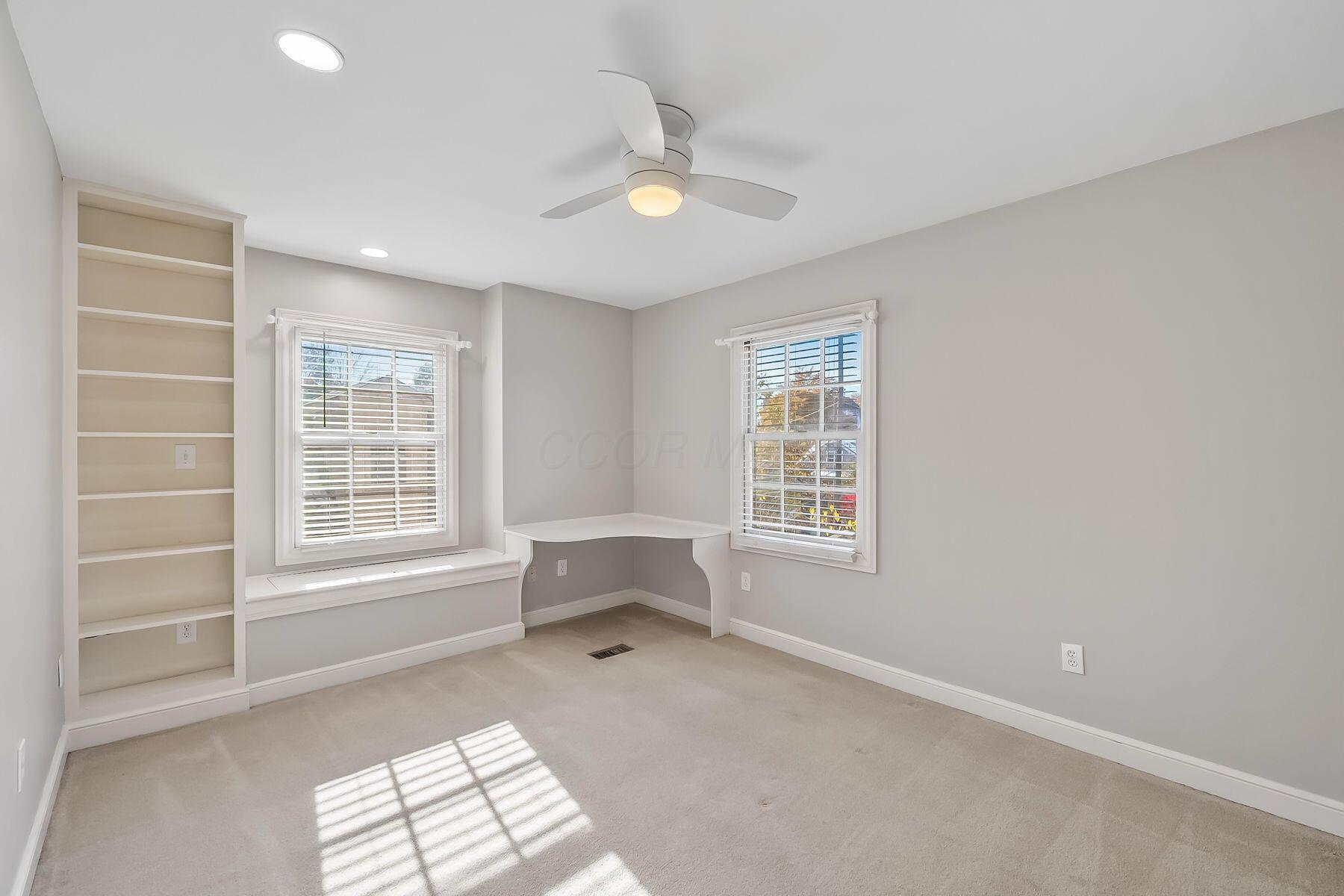 2063 Westover Road Columbus, OH 43221 - Photo 18 of 56 Third Bedroom w Desk & Window Seat