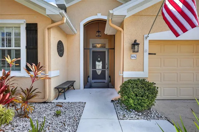 a view of front door