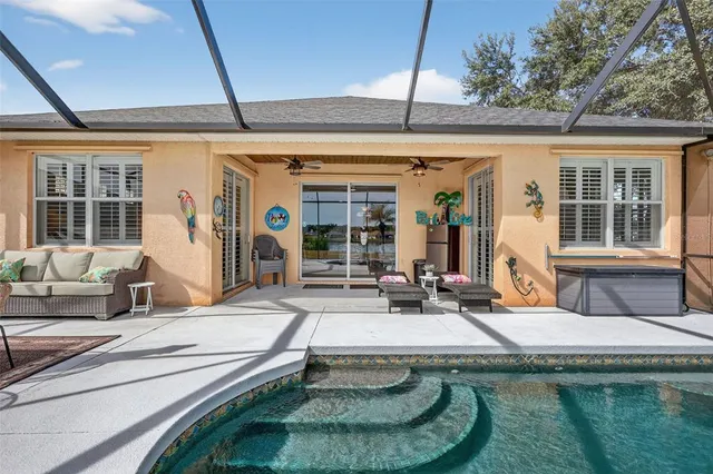 a house view with a outdoor space