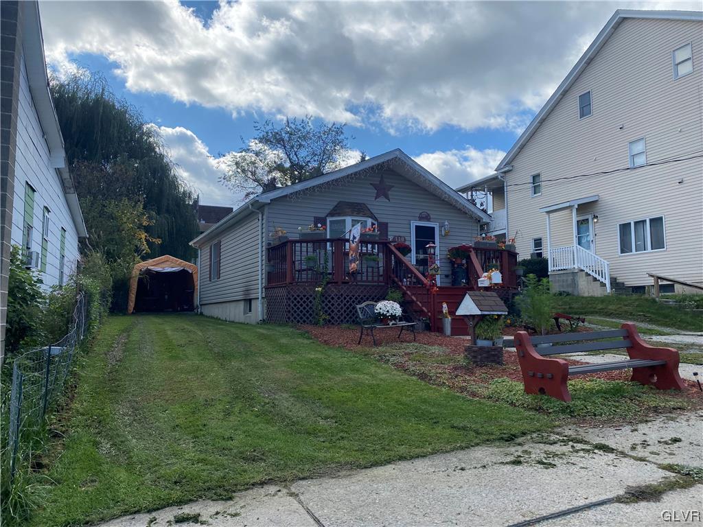 118 East Ruddle Street Coaldale, PA 18218 - Photo 2 of 42 a view of a house with backyard porch and sitting area