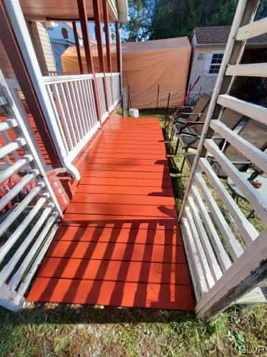 118 East Ruddle Street Coaldale, PA 18218 - Photo 8 of 42 a view of a backyard with sitting area