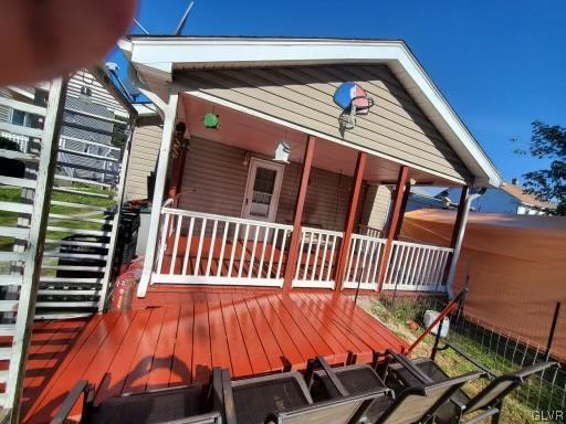 118 East Ruddle Street Coaldale, PA 18218 - Photo 9 of 42 a view of a balcony with furniture