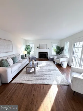 a fireplace
