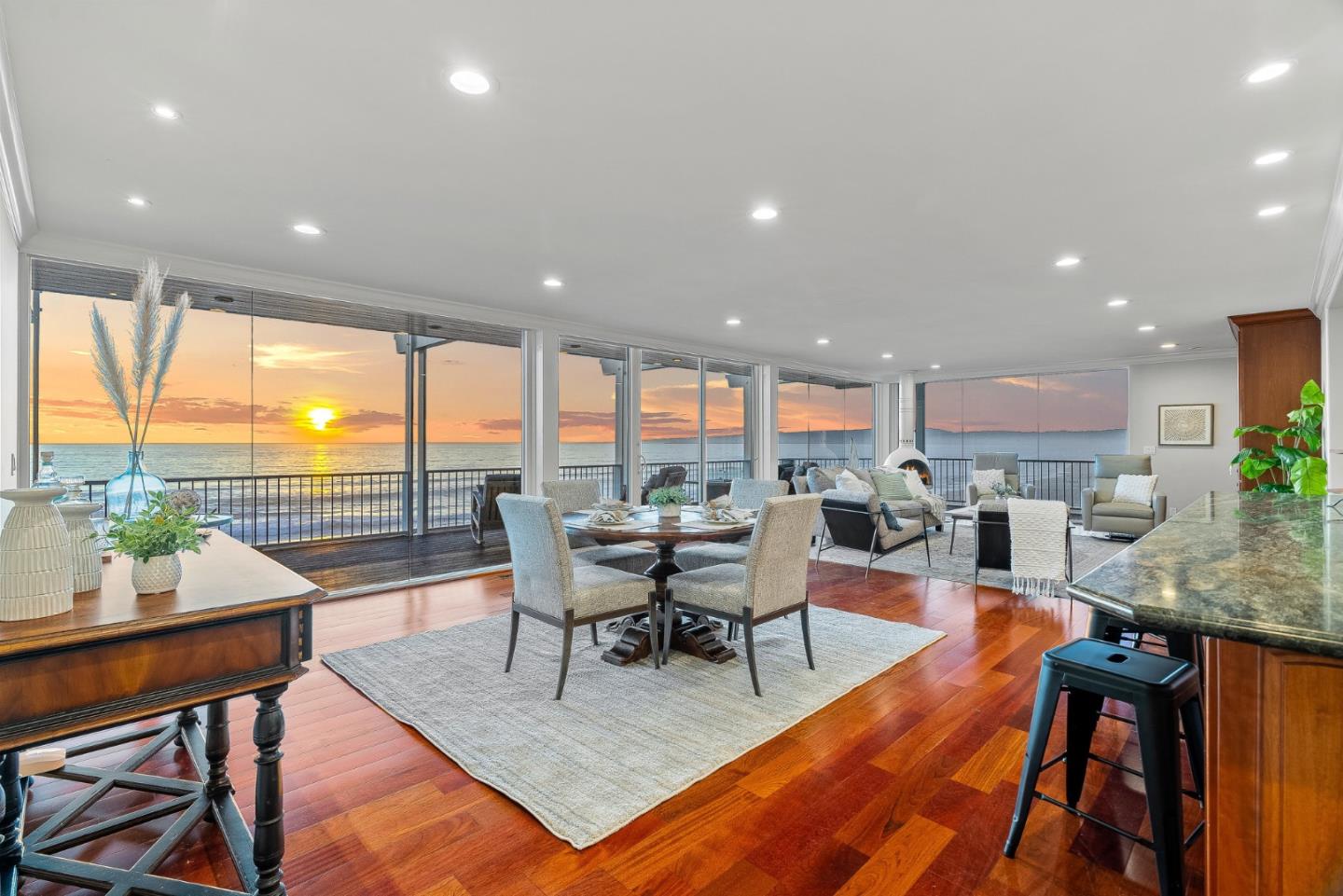 300 Oceanview Drive, Unit 401 La Selva Beach, CA 95076 - Photo 2 of 44 a view of a dining room with furniture window and outside view