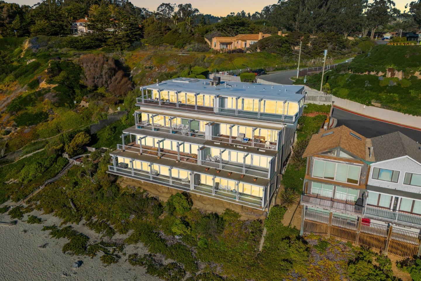 300 Oceanview Drive, Unit 401 La Selva Beach, CA 95076 - Photo 42 of 44 a view of a lake from a balcony