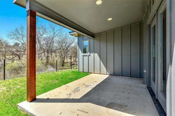 a view of a porch