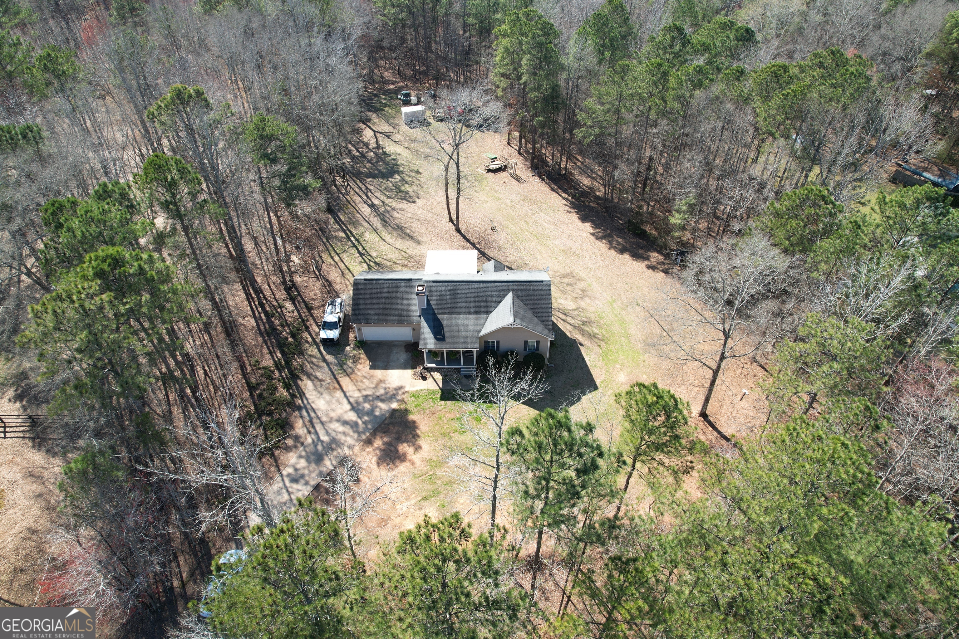 1515 Smyrna Church Road Molena, GA 30258 - Photo 32 of 34 a view of a house with a yard