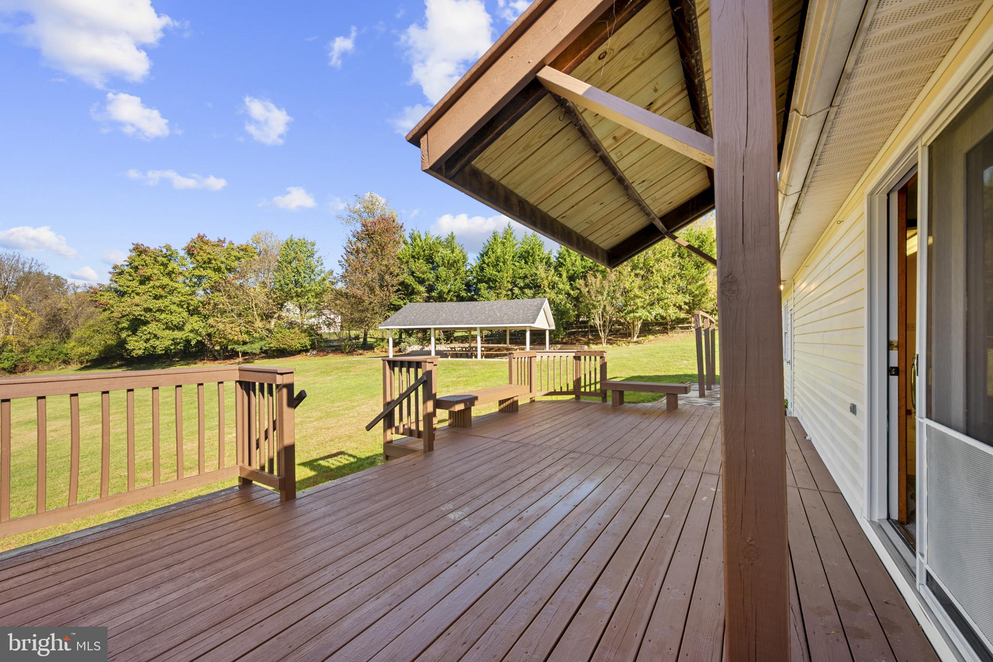 3226 Bidle Road Middletown, MD 21769 - Photo 33 of 49 a view of a deck with wooden floor and outdoor space