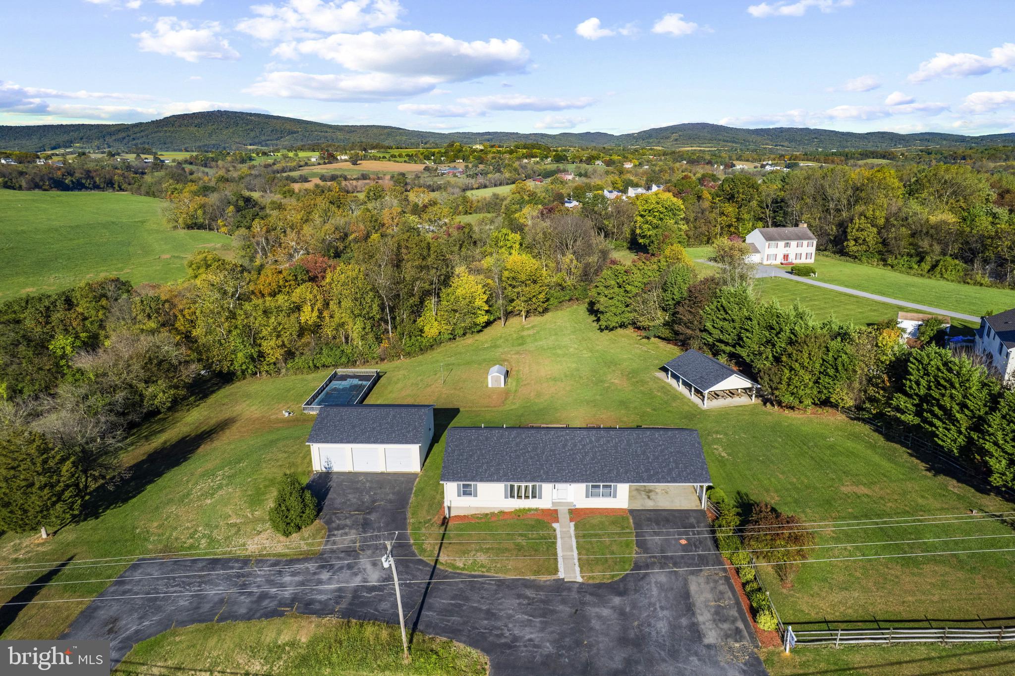 3226 Bidle Road Middletown, MD 21769 - Photo 43 of 49 an aerial view of residential houses with outdoor space and lake view