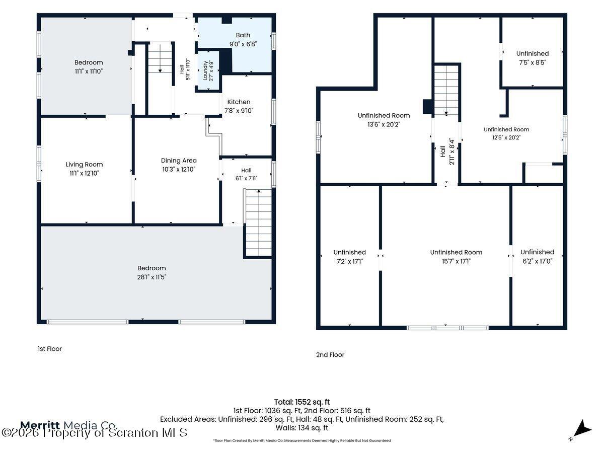 810 George Street Throop, PA 18512 - Photo 54 of 55 Second Floor Front 19