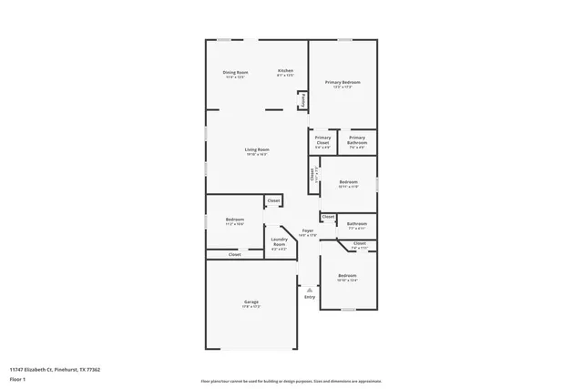 an empty room with wooden floor chandelier fan and windows