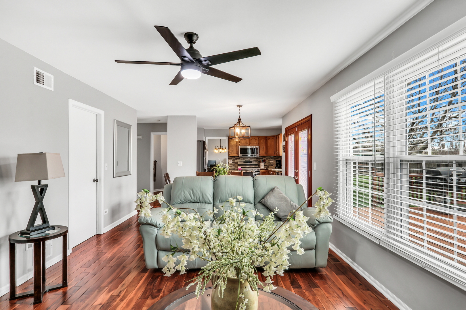 4049 Ridge Road Zion, IL 60099 - Photo 14 of 28 a living room with furniture and a large window