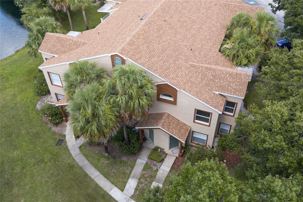 5436 East Michigan Street, Unit 4 Orlando, FL 32812 - Photo 37 of 37 an aerial view of house with yard