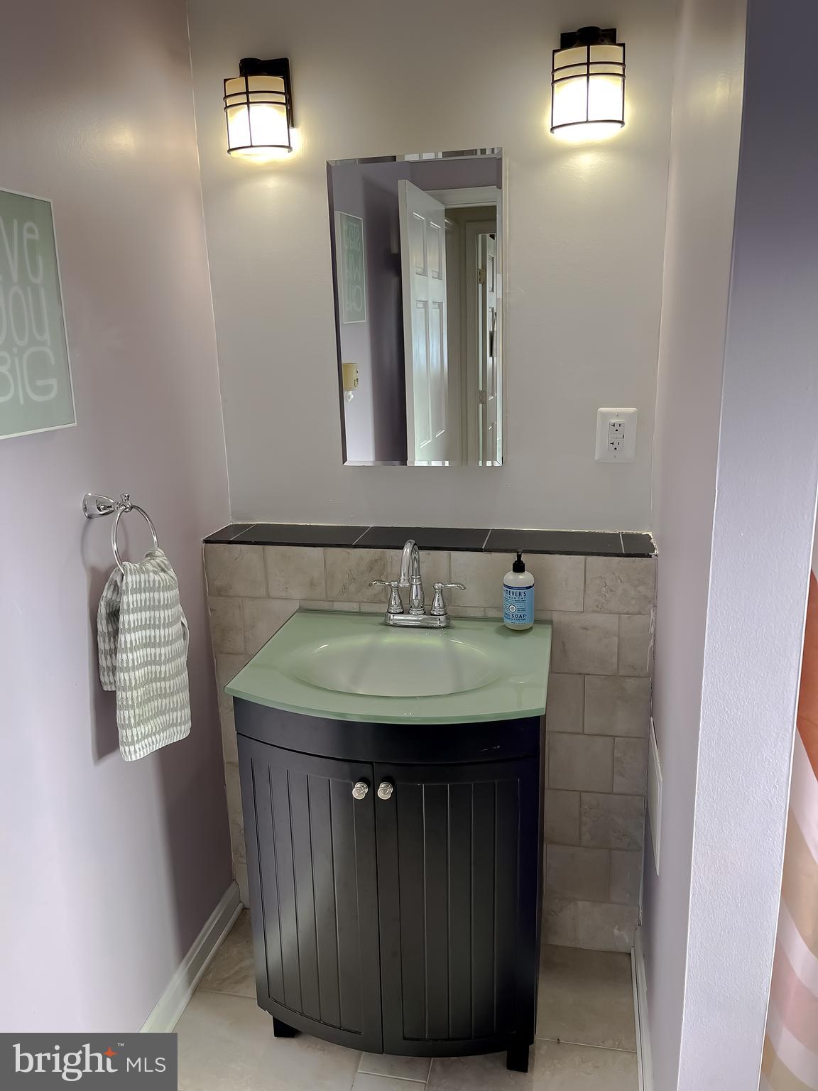 17262 Larimer Street Piney Point, MD 20674 - Photo 30 of 44 a bathroom with a sink and a mirror