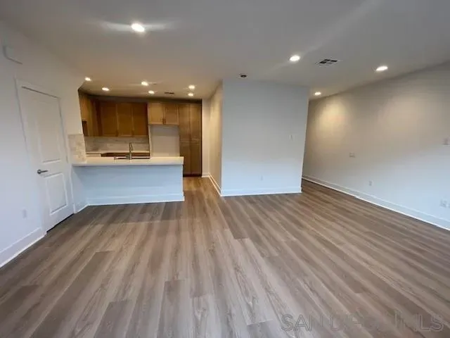 a view of kitchen with utility room