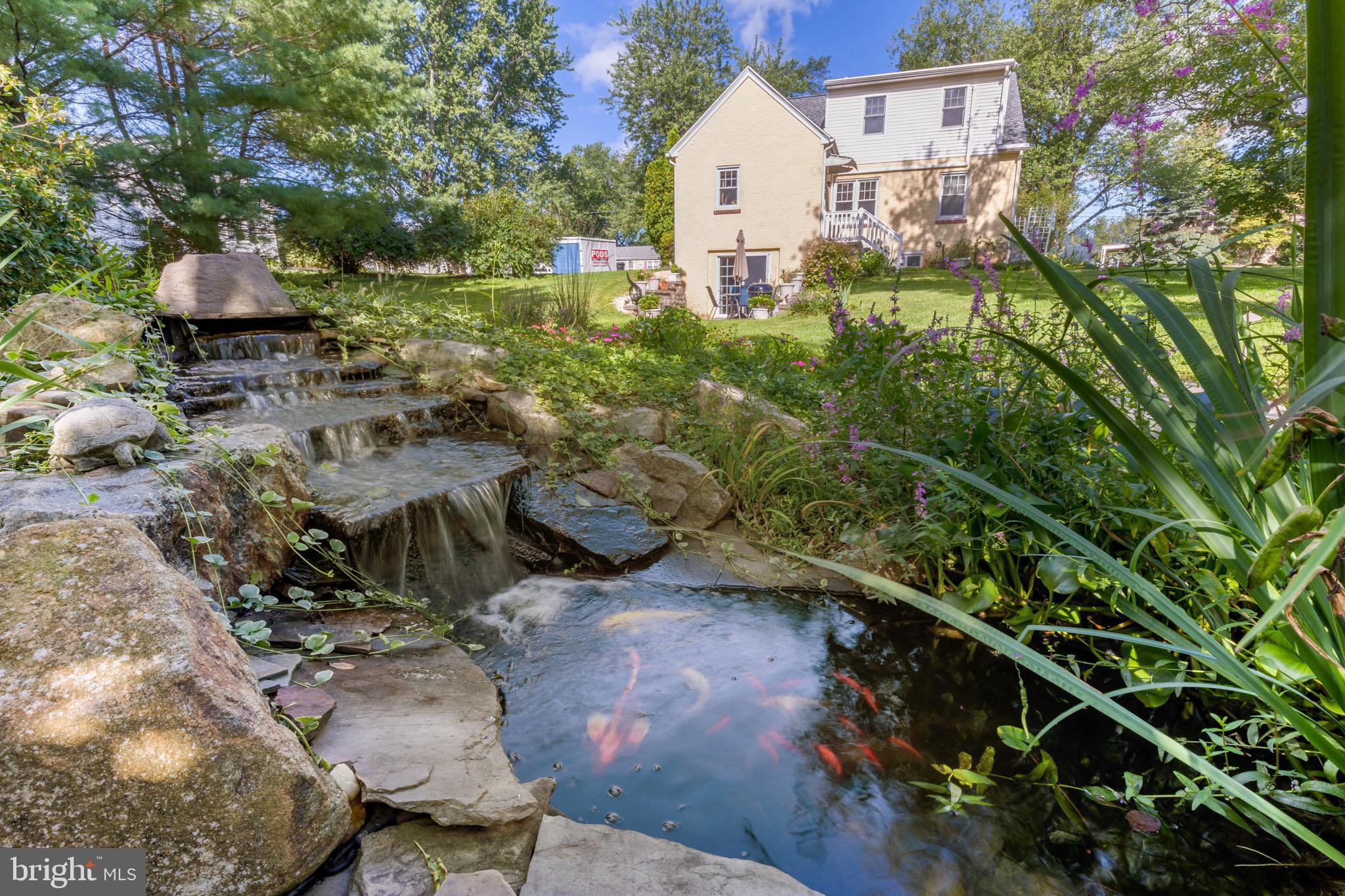 143 Pennapacker Road Collegeville, PA 19426 - Photo 24 of 35 koi pond with waterfall