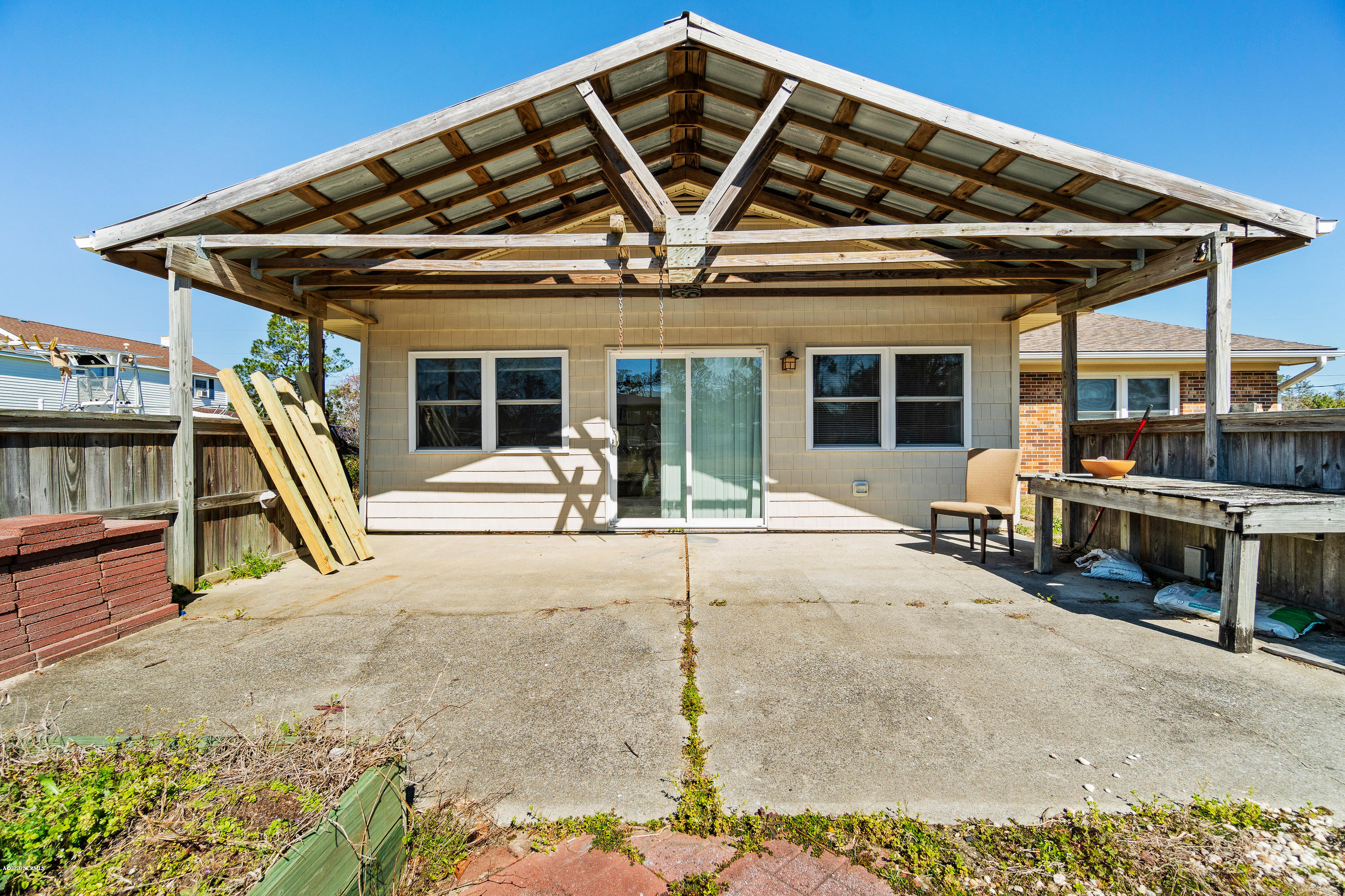 116 Olga Road Beaufort, NC 28516 - Photo 17 of 19 back patio