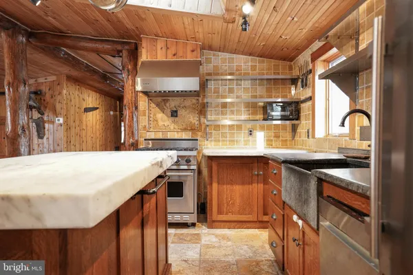 a view of a chairs in a kitchen