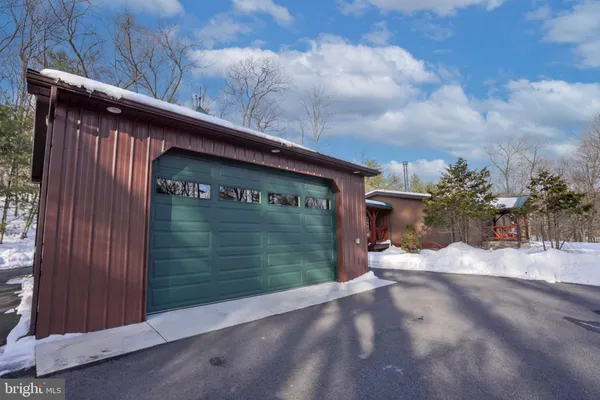 a view of a car garage