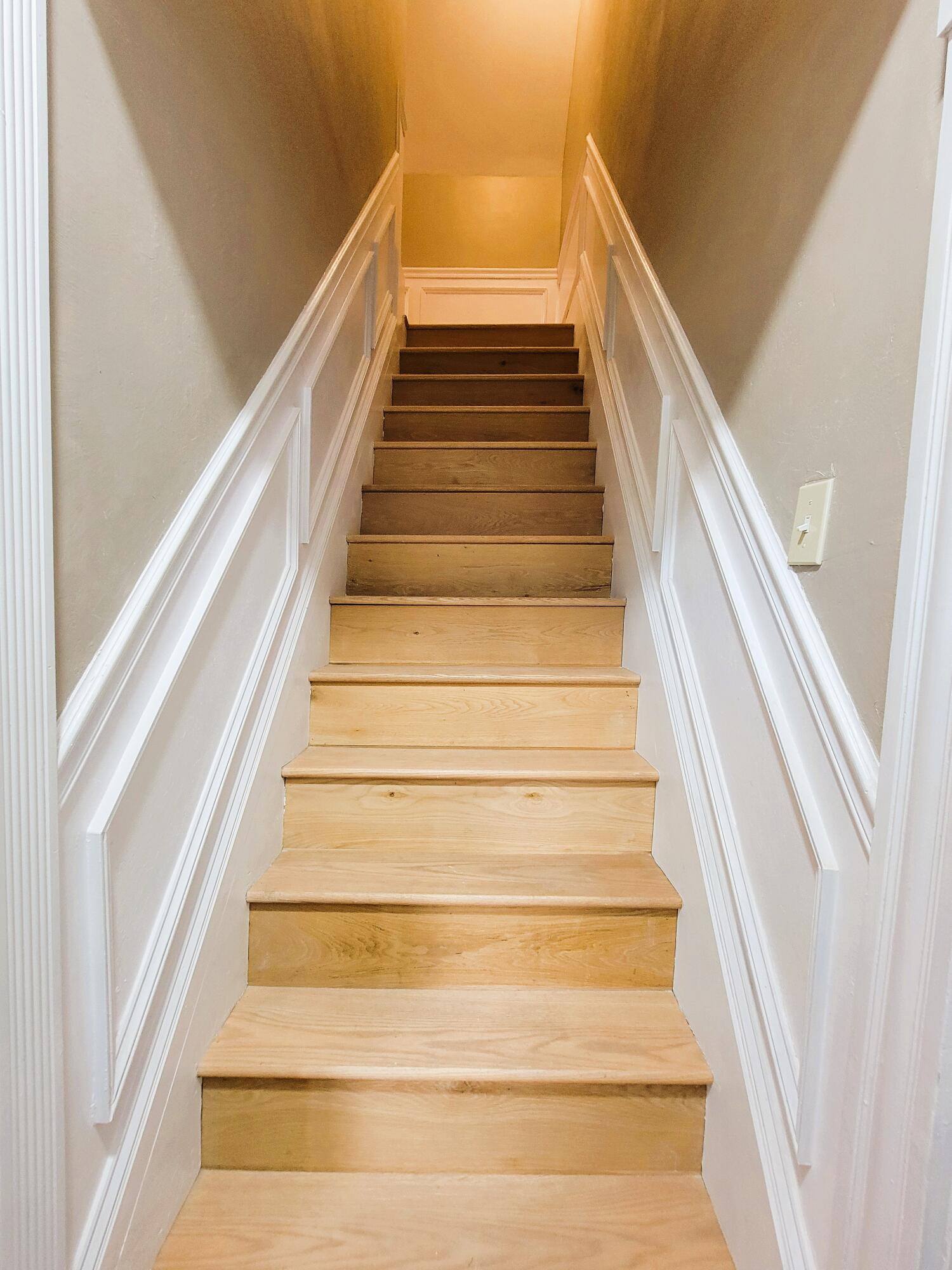 39 Lake View Drive Smithfield, ME 04978 - Photo 31 of 39 Back Hall Stairway