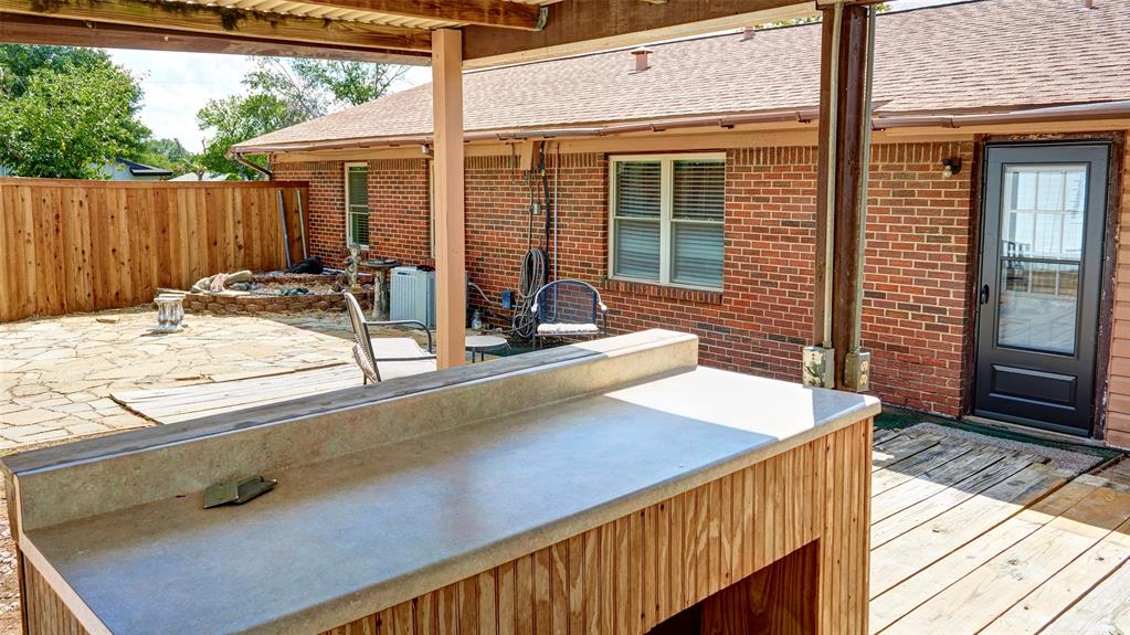 2612 West Rochelle Road Irving, TX 75062 - Photo 22 of 29 View of wooden terrace