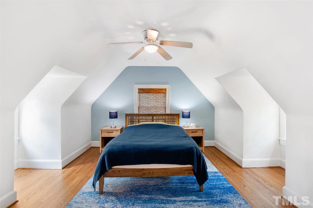 902 Lake Boone Trail Raleigh, NC 27607 - Photo 28 of 30 a room with stairs and wooden floor