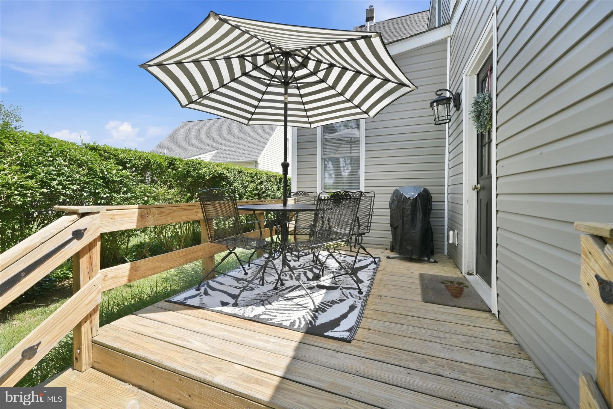 504 Harvey Road Claymont, DE 19703 - Photo 35 of 56 Deck off of Kitchen at Back of Home