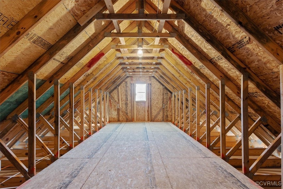4086 Newville Road Waverly, VA 23890 - Photo 31 of 45 View of unfinished attic