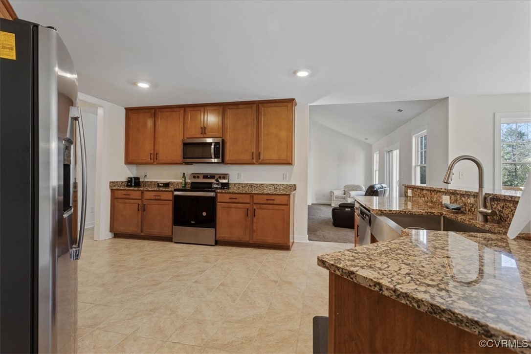 4086 Newville Road Waverly, VA 23890 - Photo 10 of 45 Kitchen featuring sink, stainless steel appliances