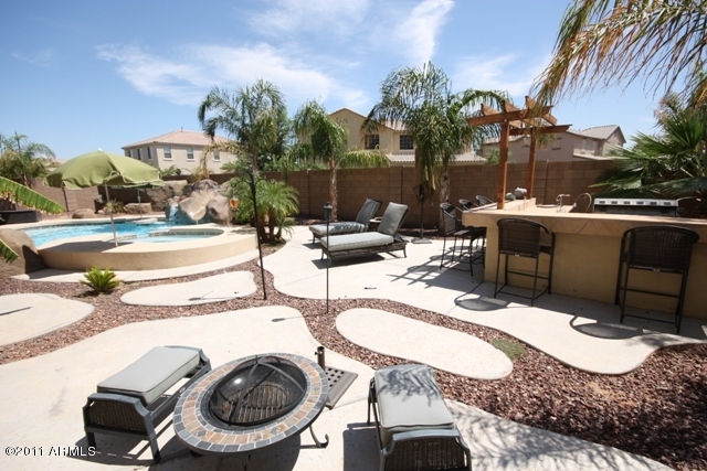 6287 South Rochester Drive Gilbert, AZ 85298 - Photo 33 of 35 Backyard View