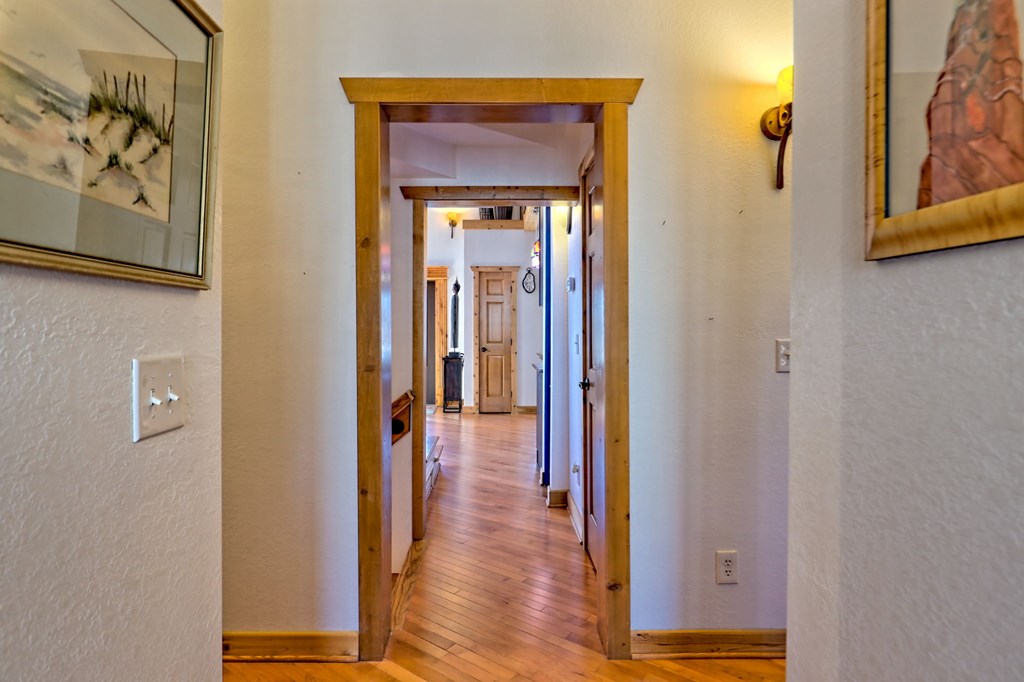 601 Sierra Circle Murphy, NC 28906 - Photo 21 of 87 a view of a hallway with wooden floor and closet