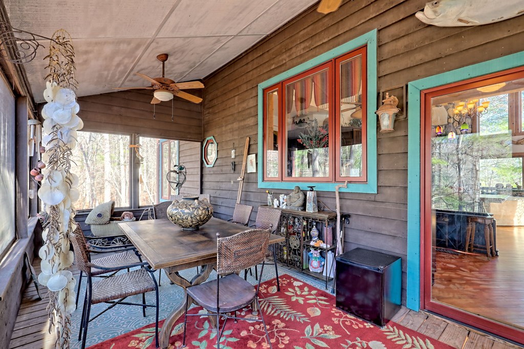601 Sierra Circle Murphy, NC 28906 - Photo 85 of 87 a view of a dining room with furniture window and outside view