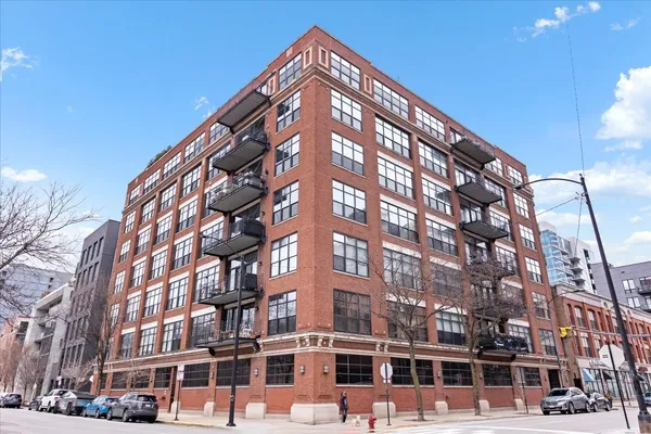 a front view of a building