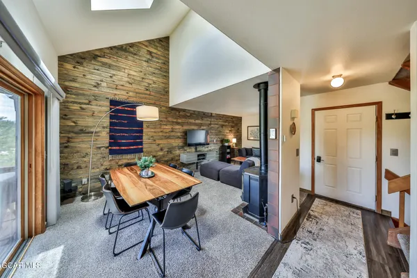 a outdoor space with furniture