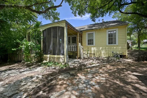 a view of outdoor space and trees