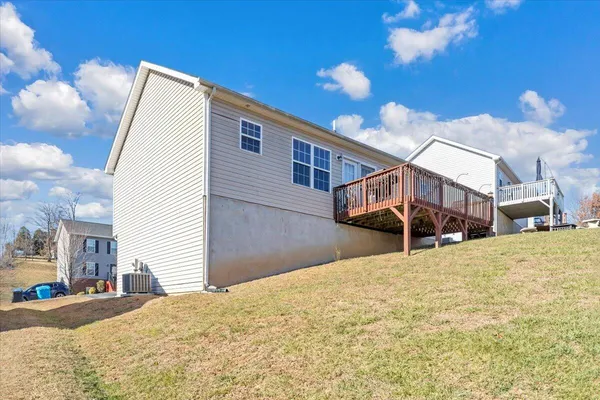 a view of a house with a patio