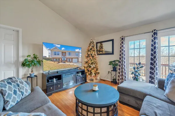 a front view of house with yard