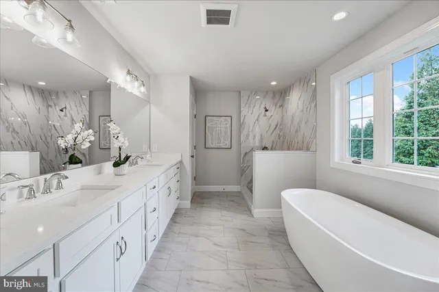 a house view with a garden space