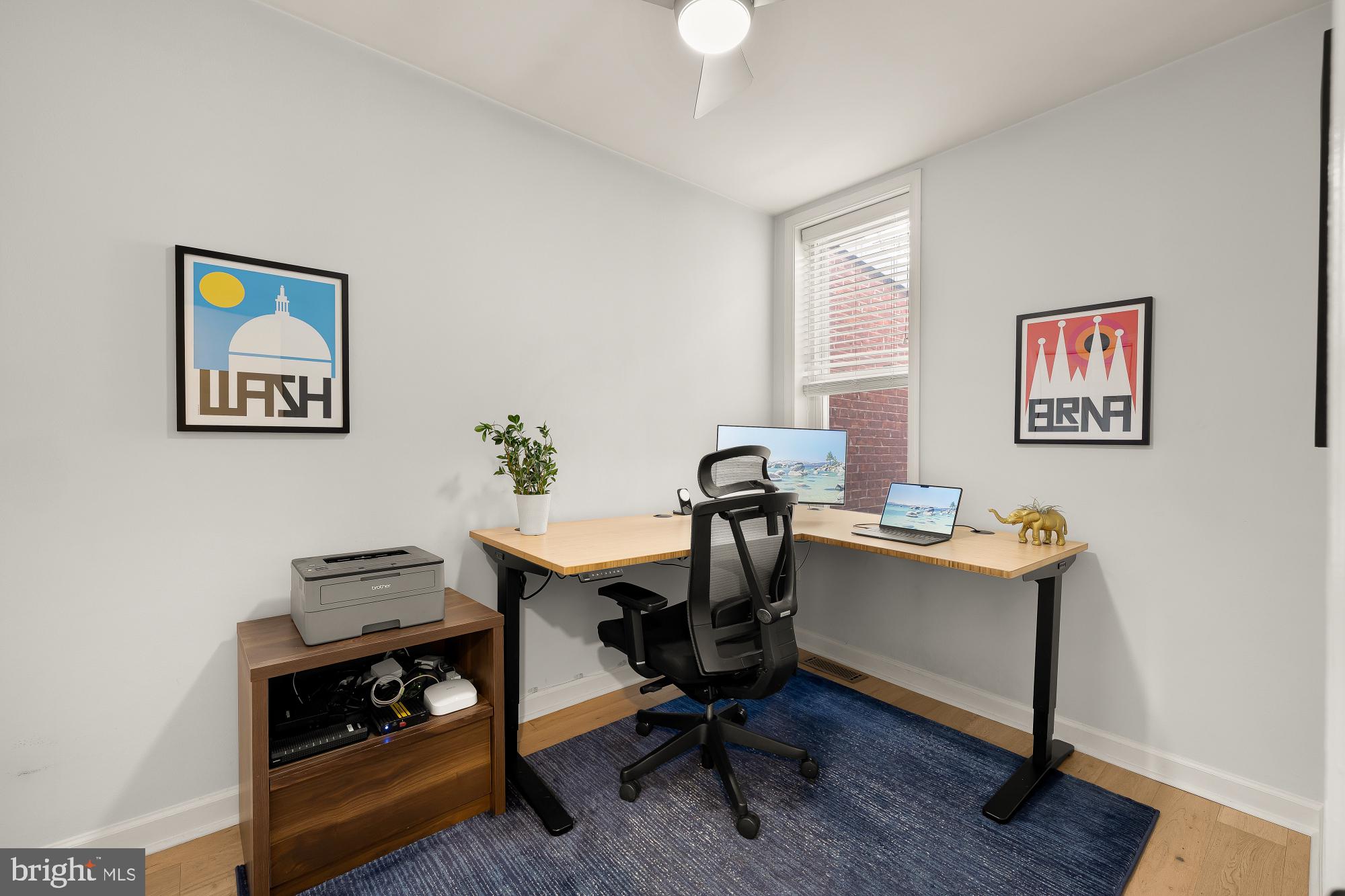 1834 6th Street Northwest Washington, DC 20001 - Photo 27 of 36 a view of a workspace with furniture