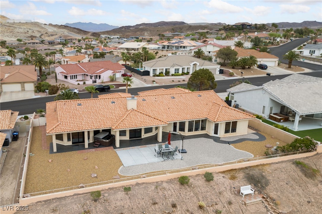 1056 Calico Ridge Drive Henderson, NV 89011 - Photo 64 of 67 Drone / aerial view featuring a residential view and a mountain view