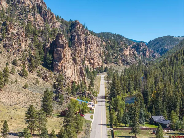 a view of a city with tall buildings