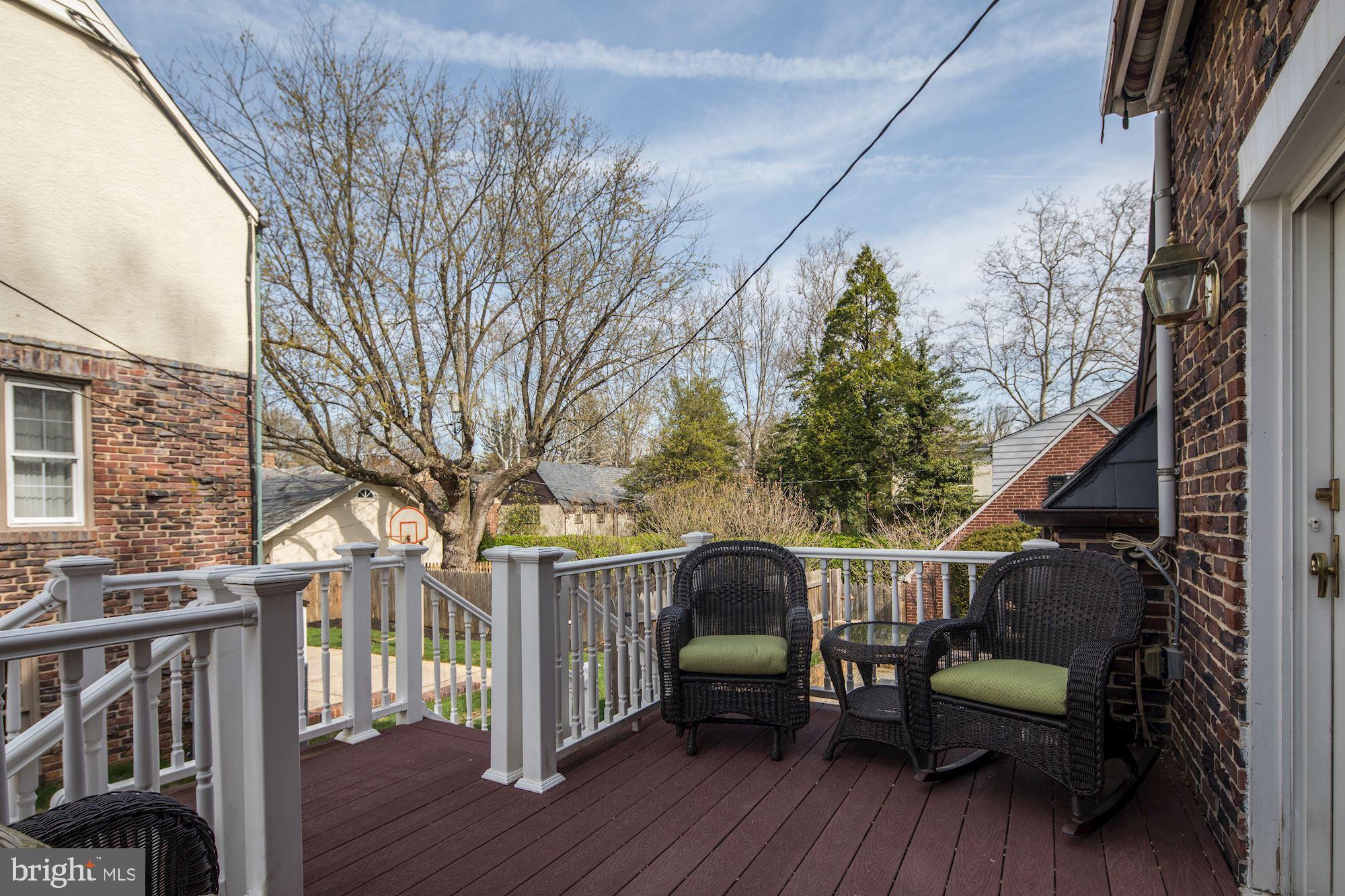 716 Stoneleigh Road Baltimore, MD 21212 - Photo 40 of 44 Deck leads to patios