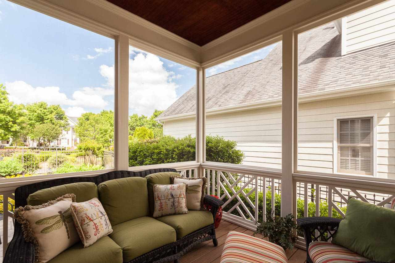 10331 Evergreen Spring Place Raleigh, NC 27614 - Photo 22 of 25 Relaxing Screen Porch off Kitchen