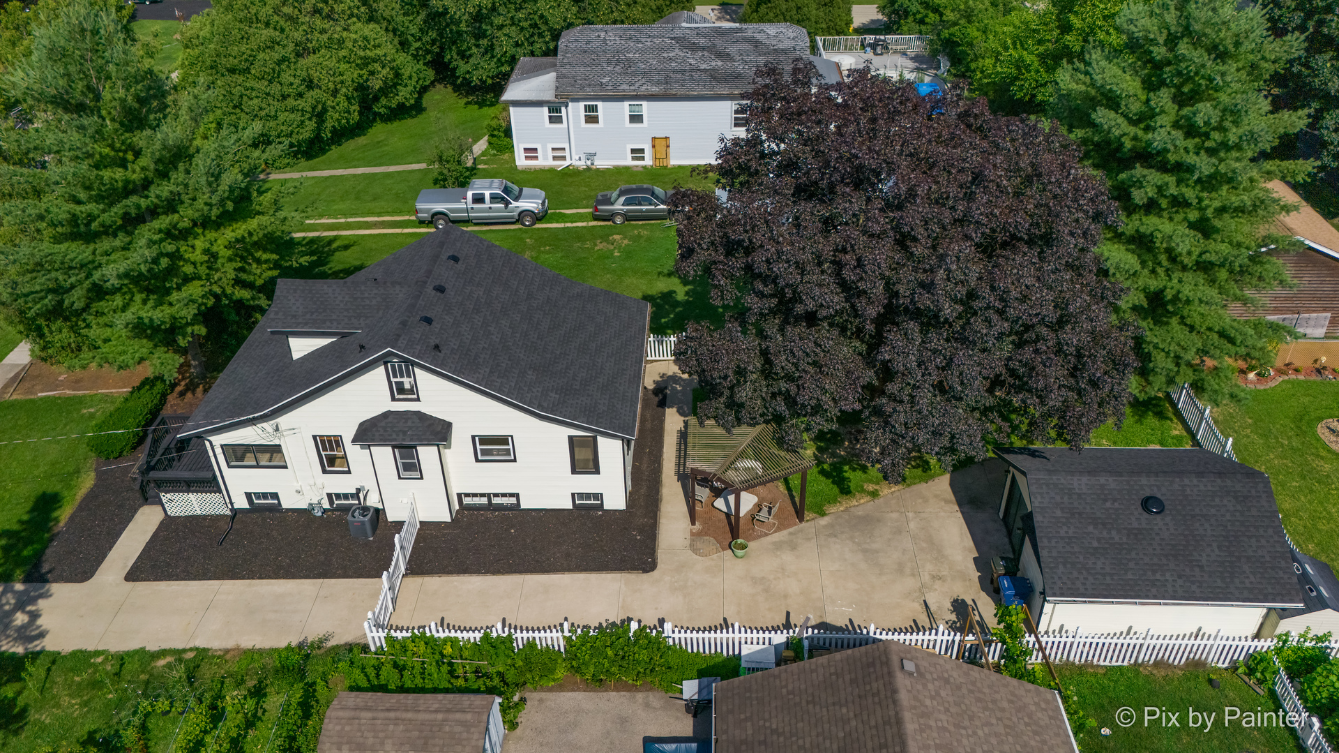 503 North River Road Fox River Grove, IL 60021 - Photo 44 of 48 an aerial view of a house with a yard