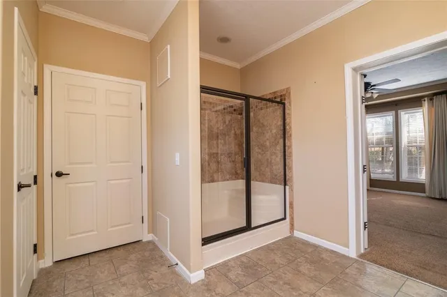 a view of an empty room