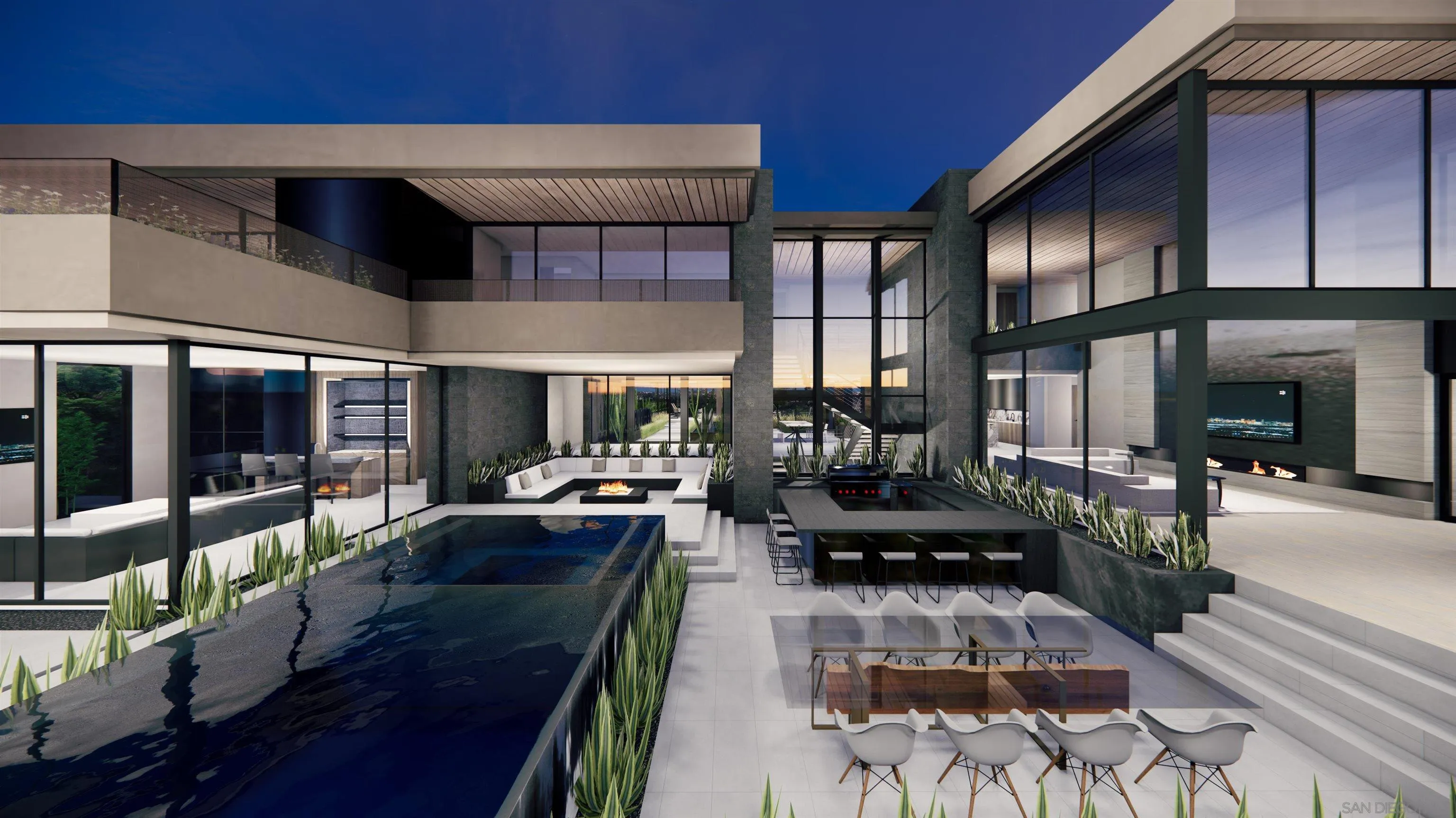 701 Passiflora Avenue Encinitas, CA 92024 - Photo 6 of 10 a living room with furniture and a fireplace