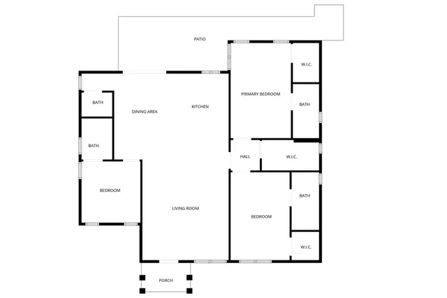 a picture of door with white wall