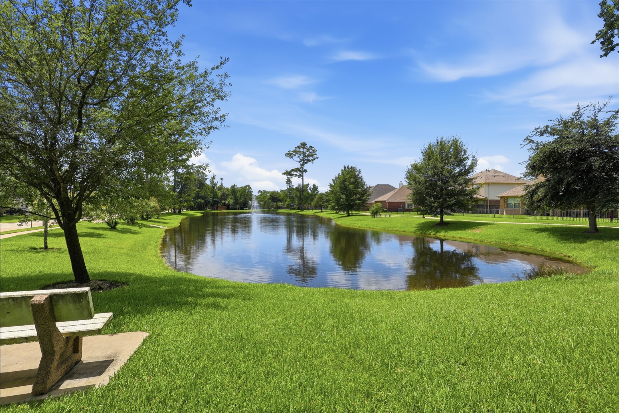 25926 Morgan Springs Spring, TX 77373 - Photo 49 of 49 Breathtaking lake views await! Relax and unwind after a refreshing morning walk or peaceful evening stroll through this beautiful private gated community. It's the perfect place to enjoy nature and the lifestyle you've been dreaming of.
